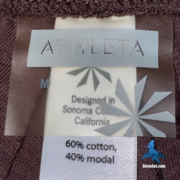 1144 Athleta Wide-Leg Lounge Pants – Size M – Brown - Picture 8 of 12